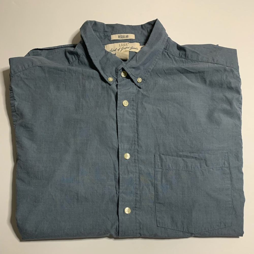 10/10 H&M short sleeve button up- regular fit